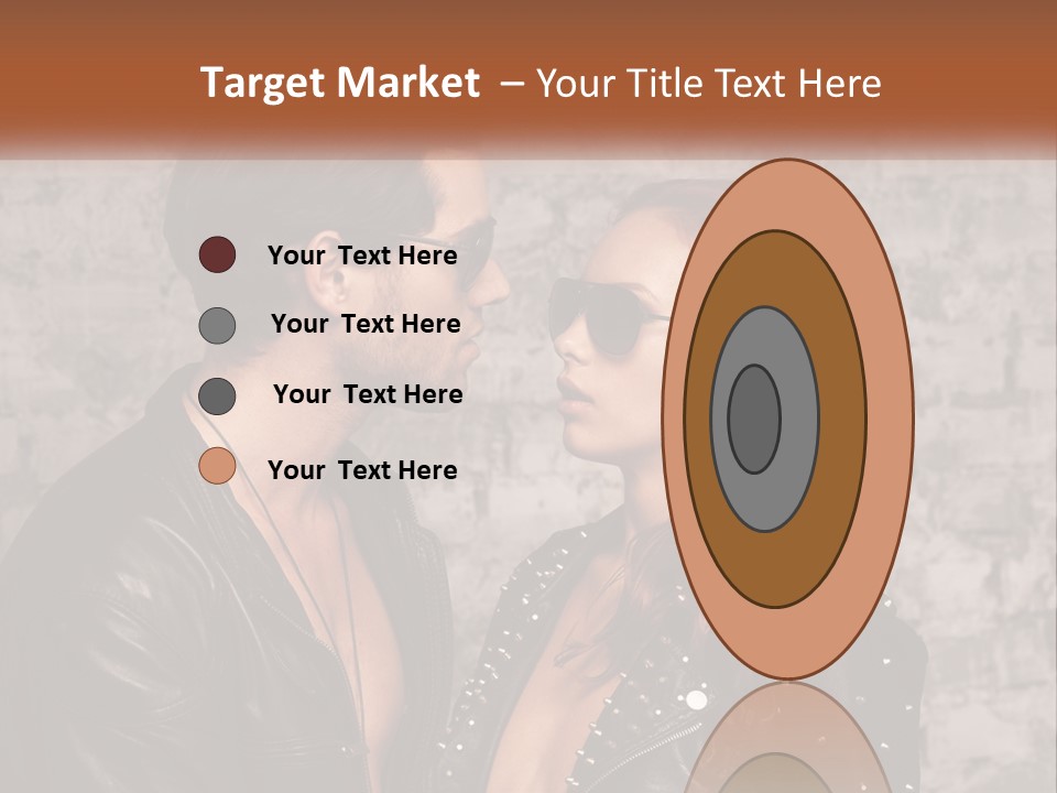 A Man And A Woman In Sunglasses Are Facing Each Other PowerPoint Template