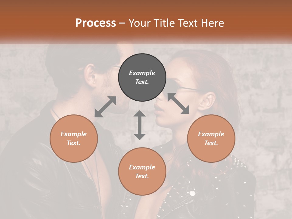 A Man And A Woman In Sunglasses Are Facing Each Other PowerPoint Template