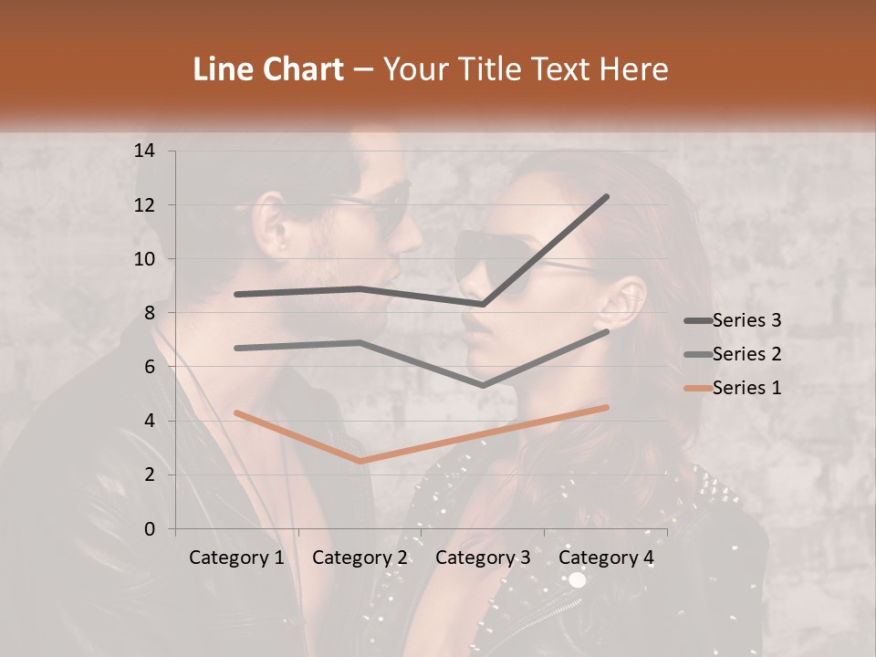 A Man And A Woman In Sunglasses Are Facing Each Other PowerPoint Template