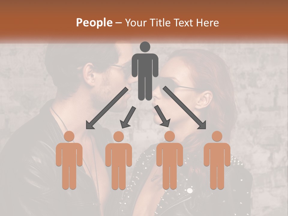 A Man And A Woman In Sunglasses Are Facing Each Other PowerPoint Template
