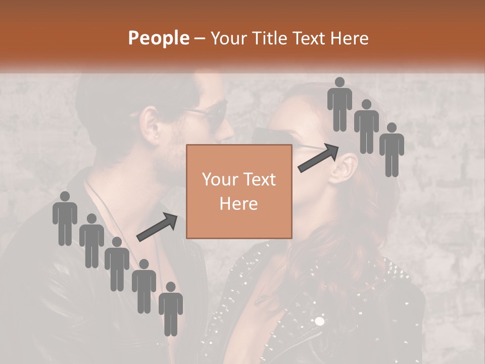 A Man And A Woman In Sunglasses Are Facing Each Other PowerPoint Template