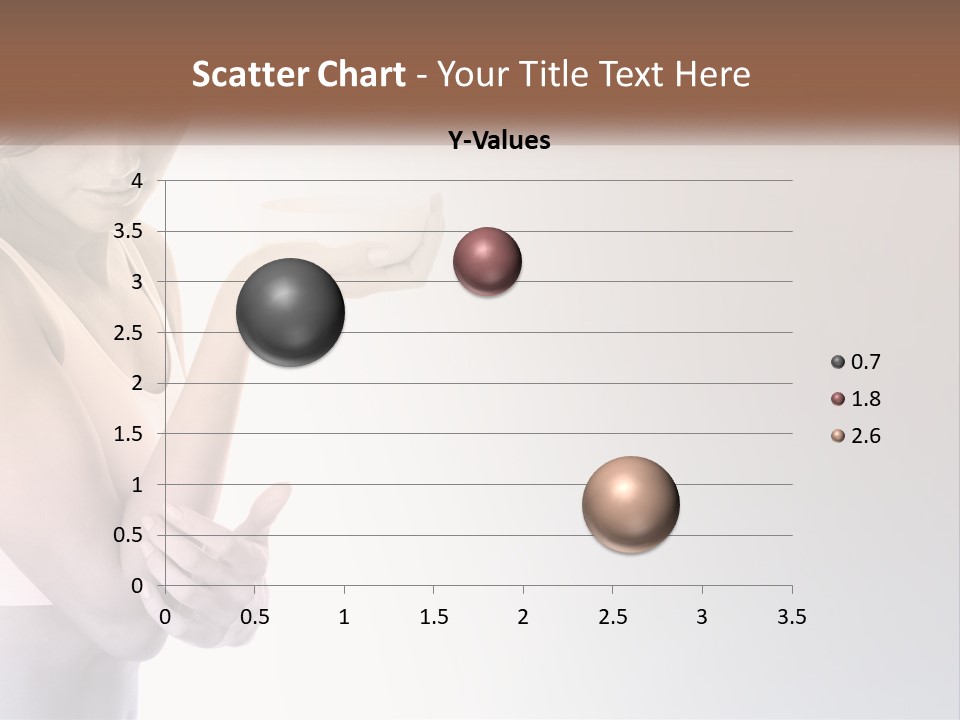 A Woman Holding A Cup Of Coffee In Her Hand PowerPoint Template