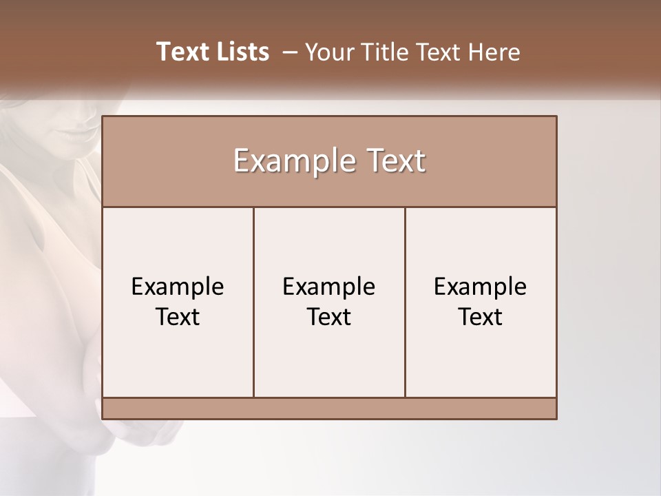 A Woman Holding A Cup Of Coffee In Her Hand PowerPoint Template