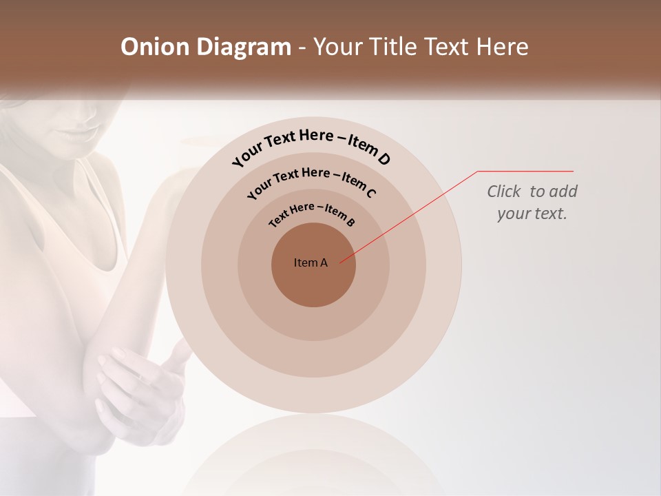 A Woman Holding A Cup Of Coffee In Her Hand PowerPoint Template