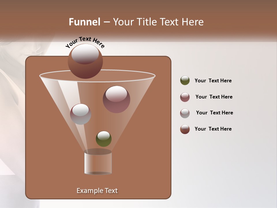 A Woman Holding A Cup Of Coffee In Her Hand PowerPoint Template