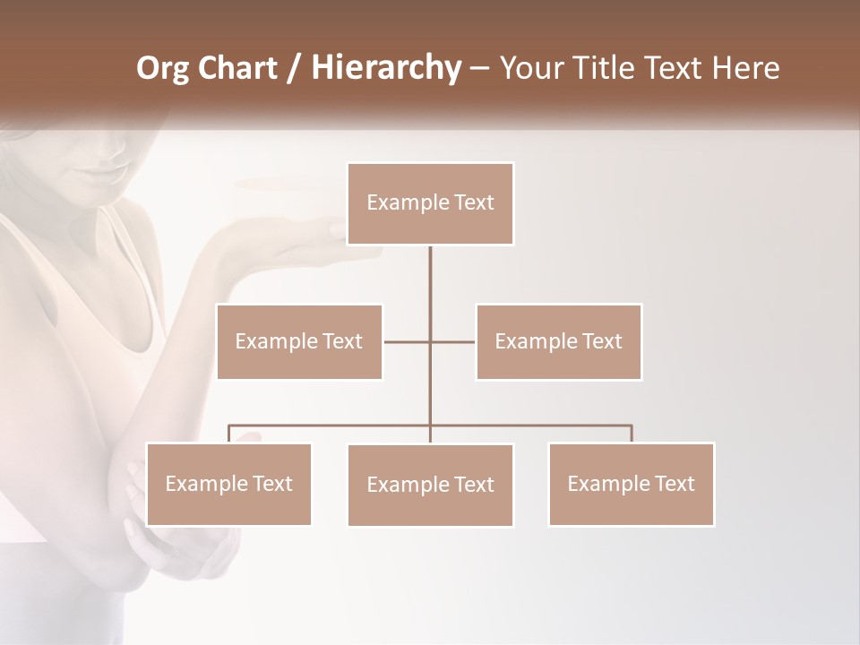 A Woman Holding A Cup Of Coffee In Her Hand PowerPoint Template