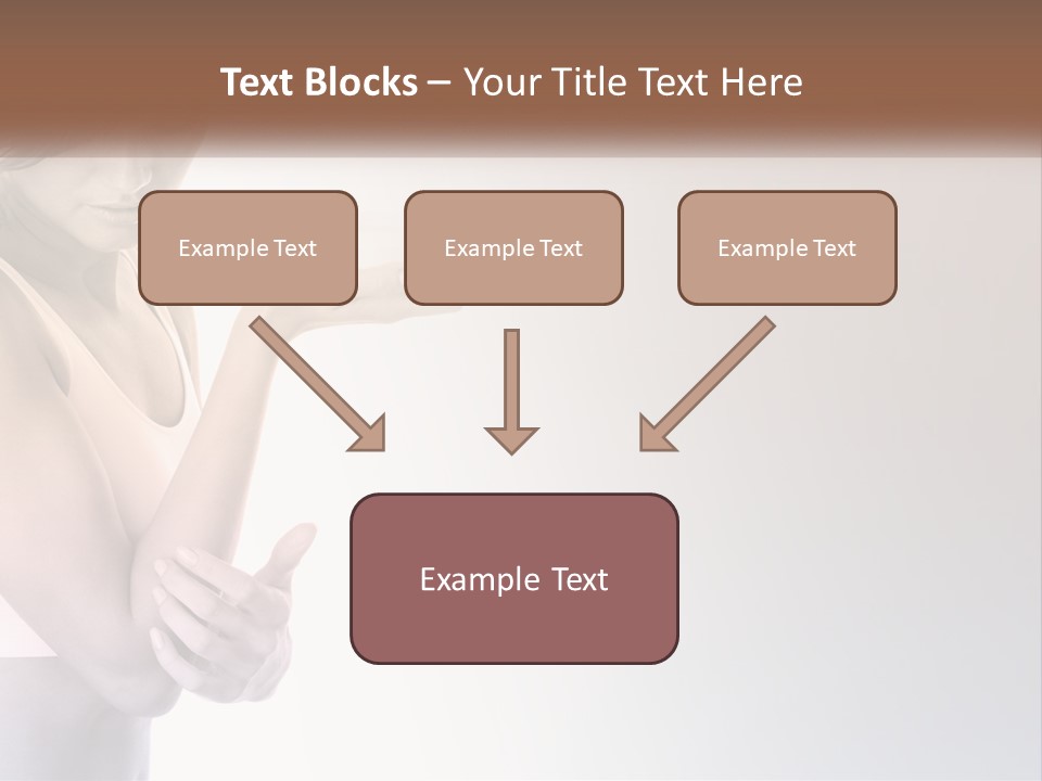 A Woman Holding A Cup Of Coffee In Her Hand PowerPoint Template