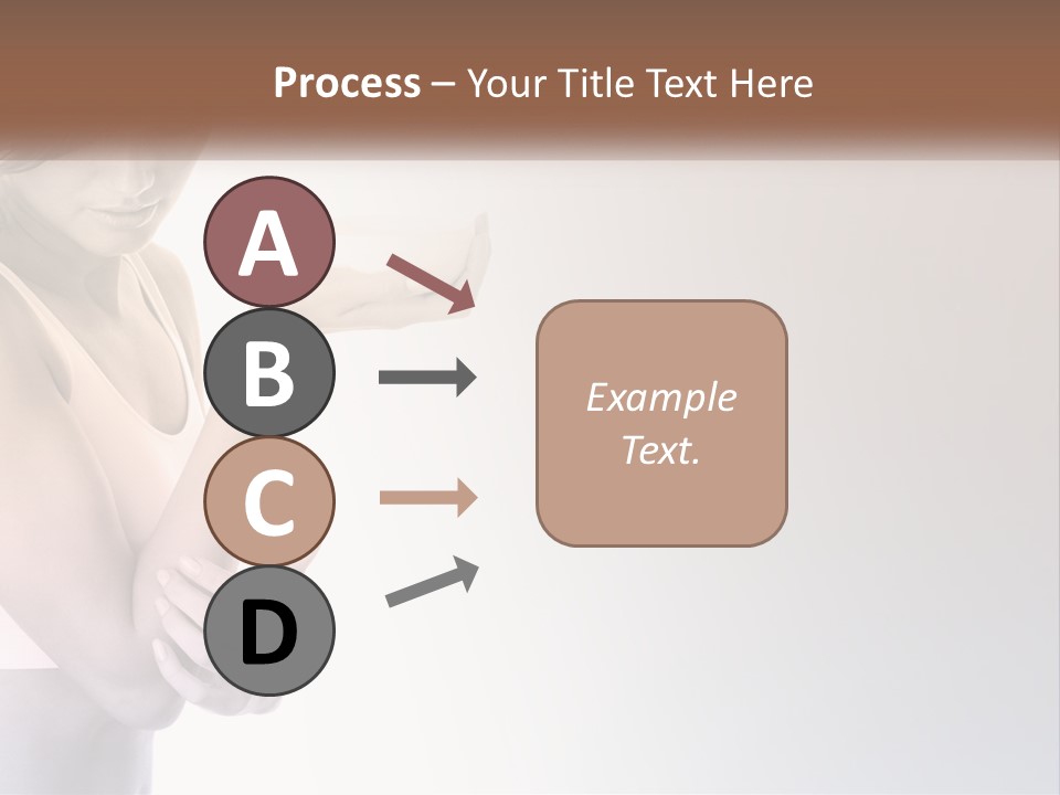 A Woman Holding A Cup Of Coffee In Her Hand PowerPoint Template
