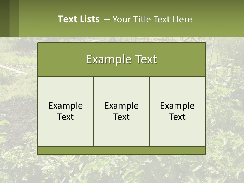 A Man And Woman Tending To A Child In A Garden PowerPoint Template