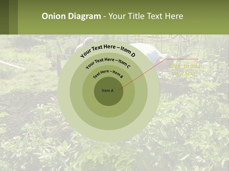 A Man And Woman Tending To A Child In A Garden PowerPoint Template