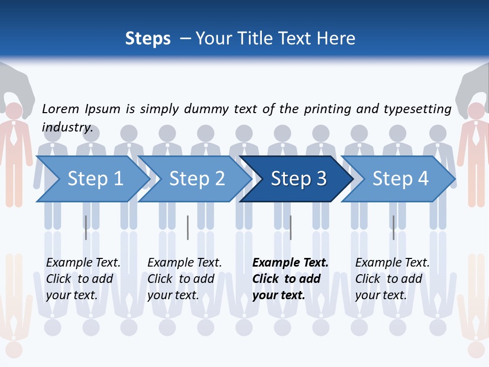 A Group Of People Standing In Front Of Each Other PowerPoint Template