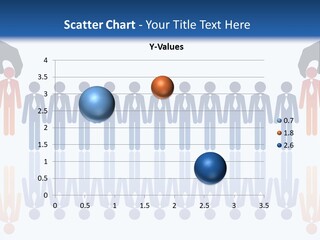 A Group Of People Standing In Front Of Each Other PowerPoint Template