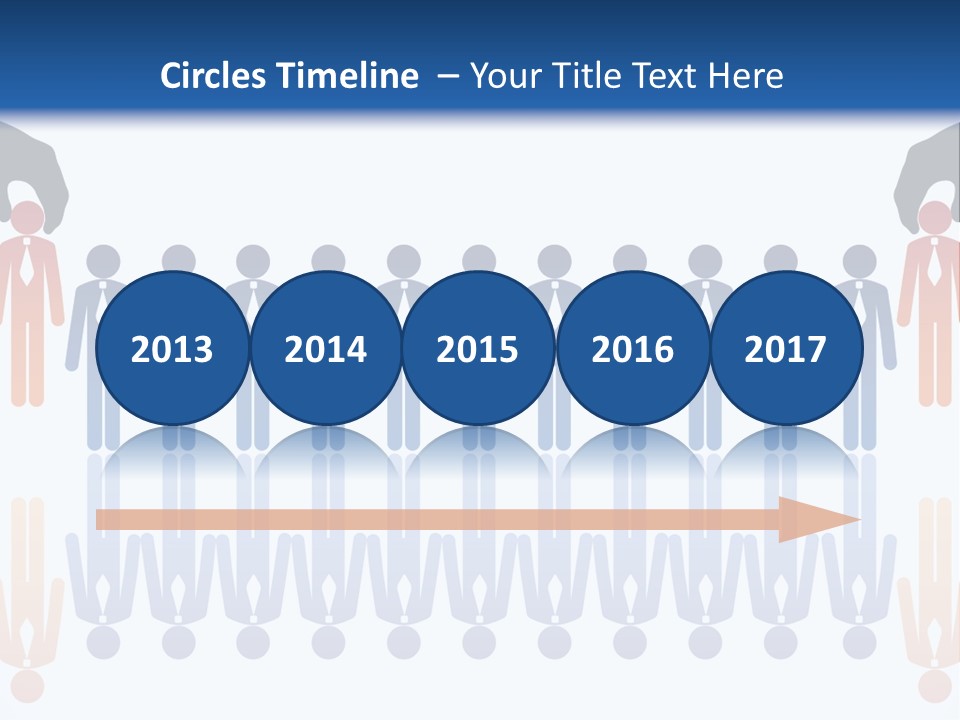 A Group Of People Standing In Front Of Each Other PowerPoint Template