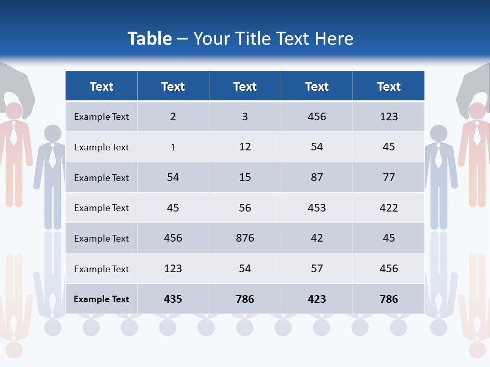 A Group Of People Standing In Front Of Each Other PowerPoint Template