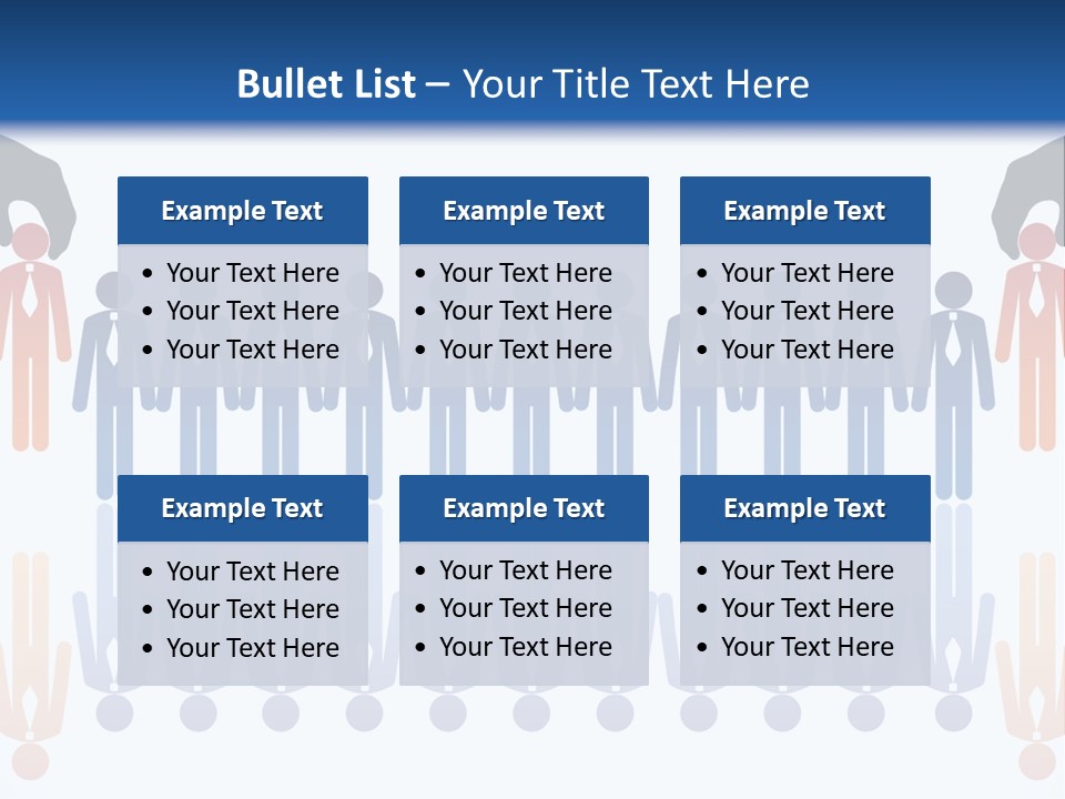 A Group Of People Standing In Front Of Each Other PowerPoint Template