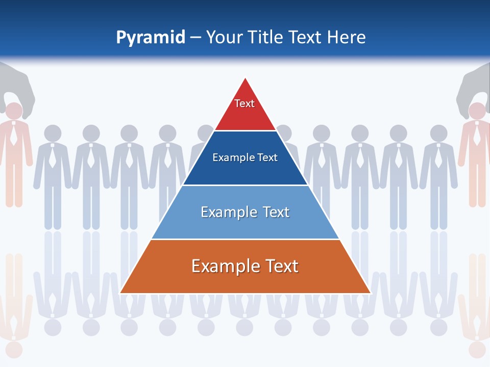 A Group Of People Standing In Front Of Each Other PowerPoint Template