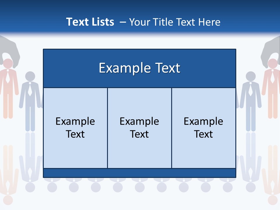 A Group Of People Standing In Front Of Each Other PowerPoint Template