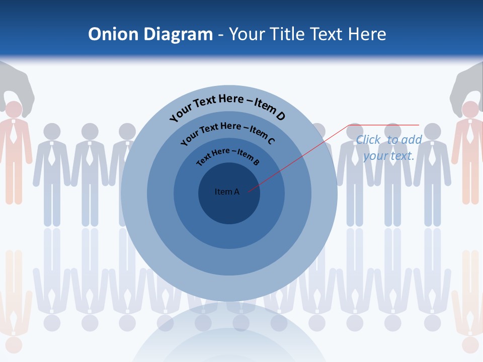 A Group Of People Standing In Front Of Each Other PowerPoint Template