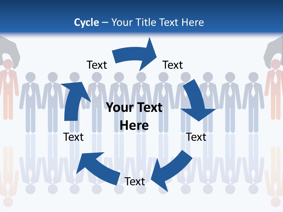 A Group Of People Standing In Front Of Each Other PowerPoint Template