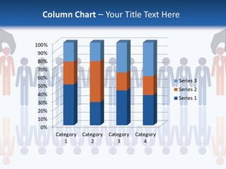 A Group Of People Standing In Front Of Each Other PowerPoint Template