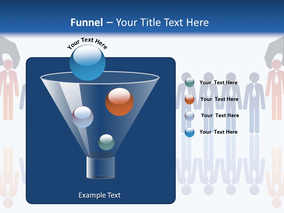 A Group Of People Standing In Front Of Each Other PowerPoint Template