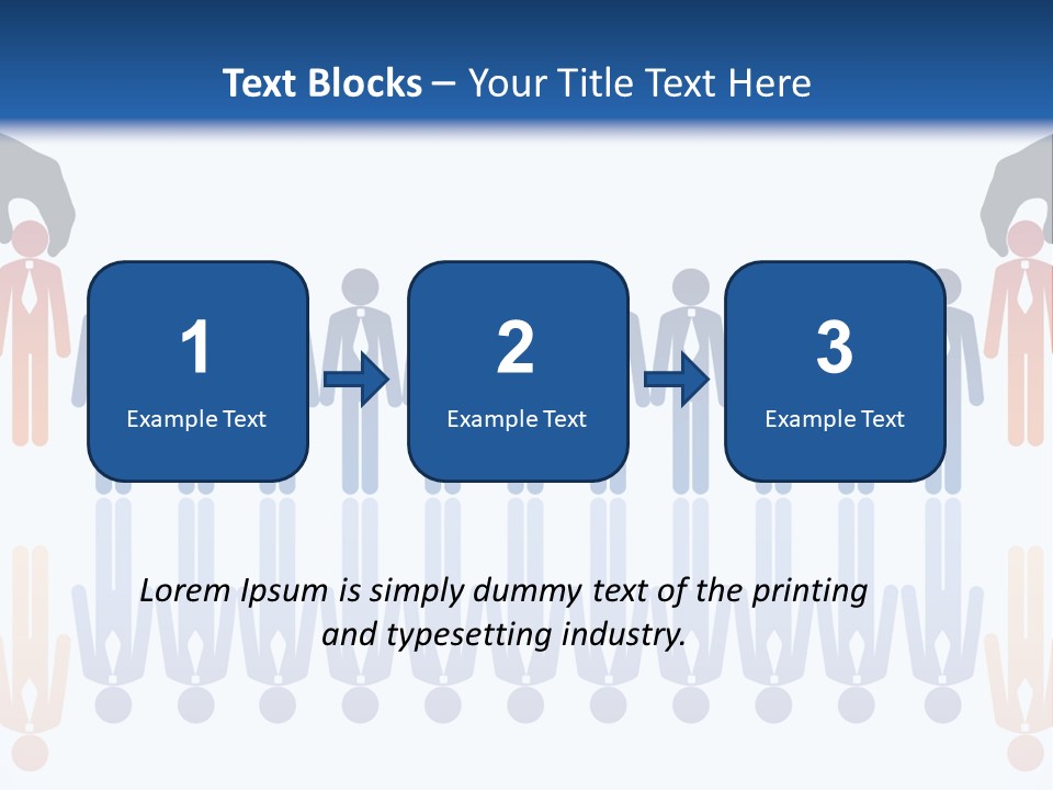 A Group Of People Standing In Front Of Each Other PowerPoint Template
