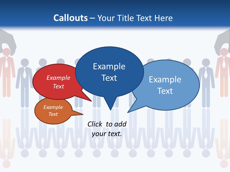 A Group Of People Standing In Front Of Each Other PowerPoint Template