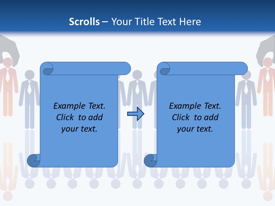 A Group Of People Standing In Front Of Each Other PowerPoint Template