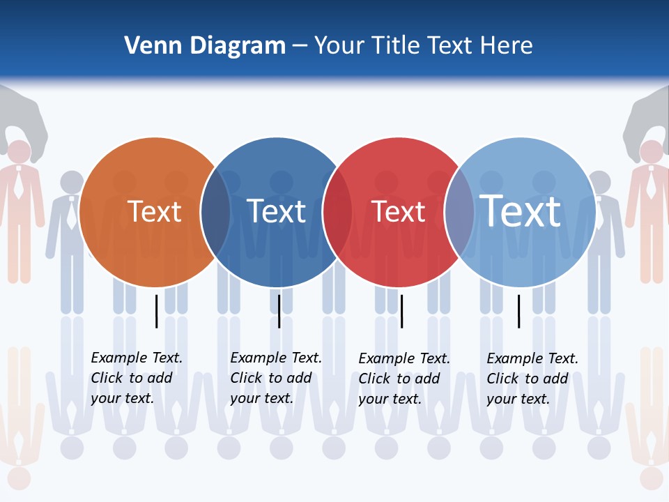 A Group Of People Standing In Front Of Each Other PowerPoint Template