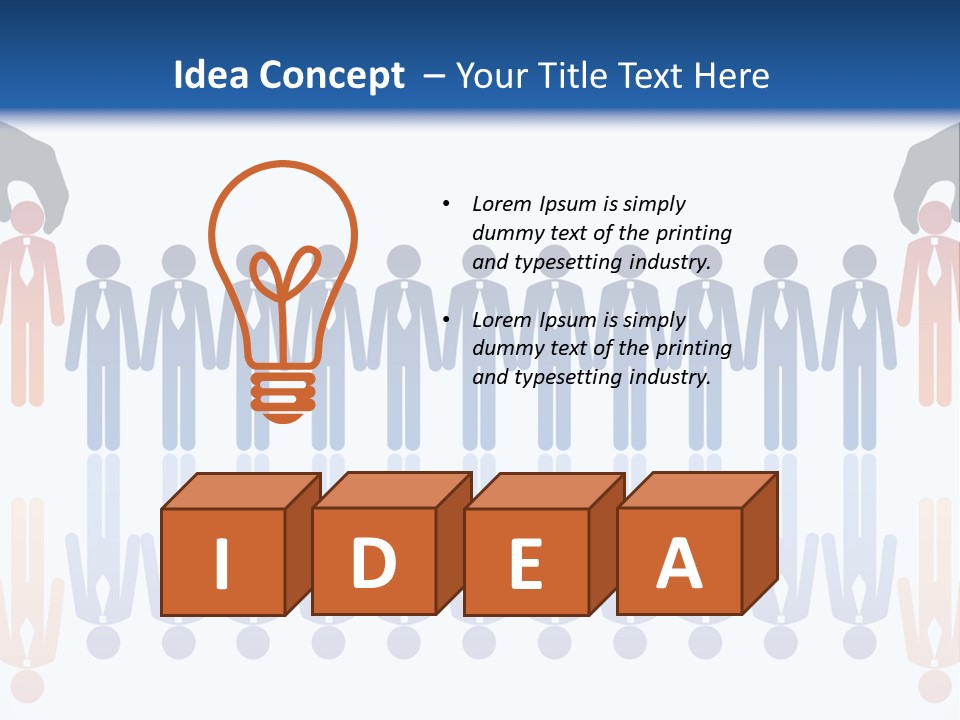 A Group Of People Standing In Front Of Each Other PowerPoint Template