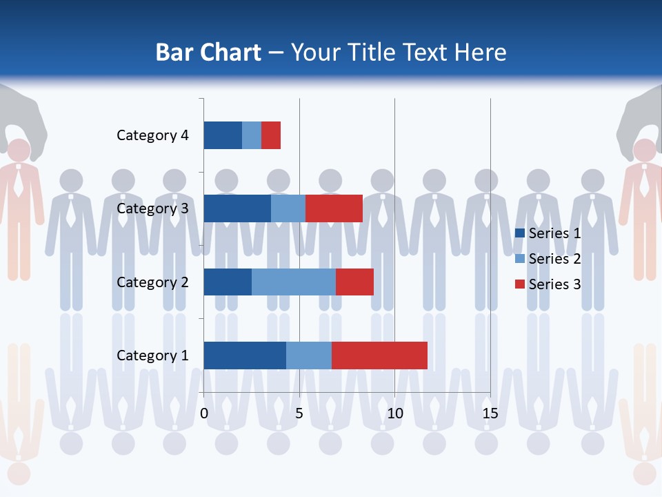 A Group Of People Standing In Front Of Each Other PowerPoint Template