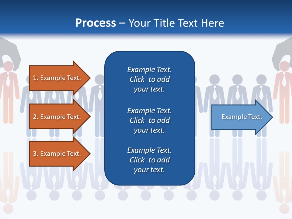 A Group Of People Standing In Front Of Each Other PowerPoint Template