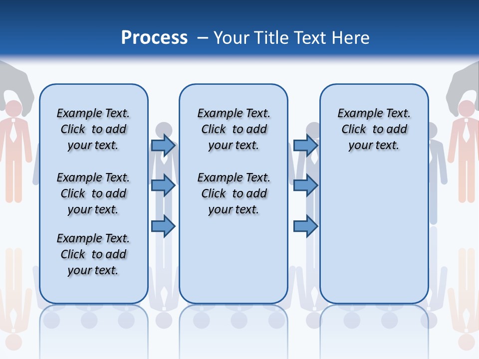 A Group Of People Standing In Front Of Each Other PowerPoint Template