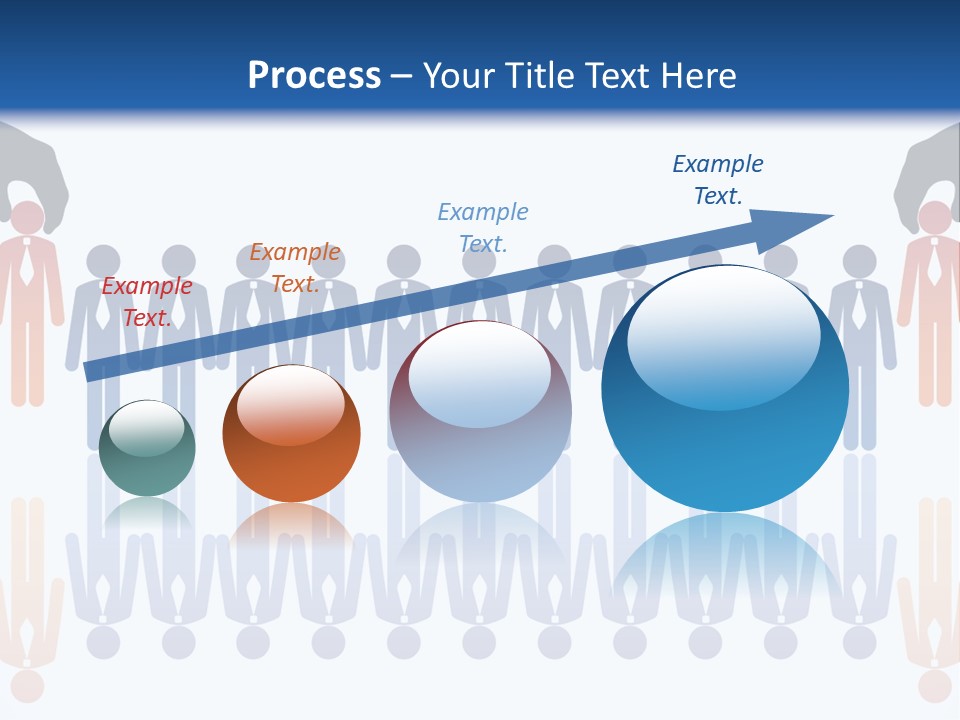 A Group Of People Standing In Front Of Each Other PowerPoint Template