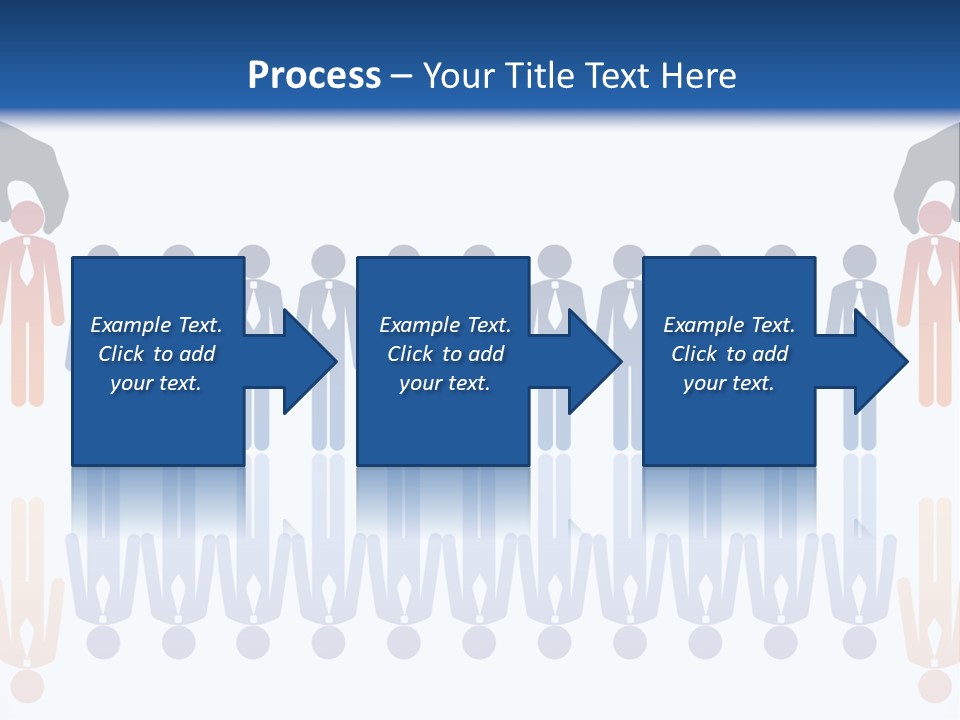 A Group Of People Standing In Front Of Each Other PowerPoint Template