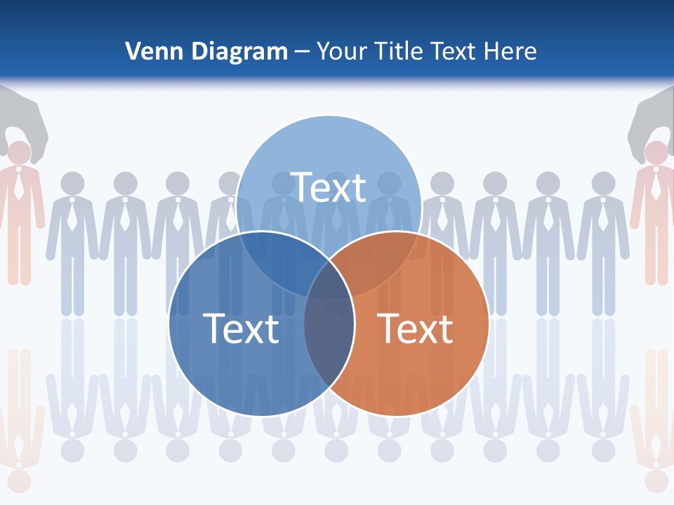 A Group Of People Standing In Front Of Each Other PowerPoint Template