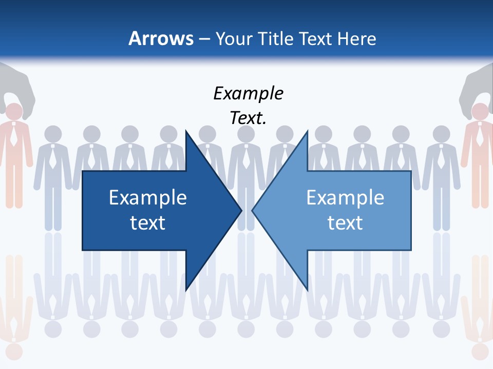 A Group Of People Standing In Front Of Each Other PowerPoint Template