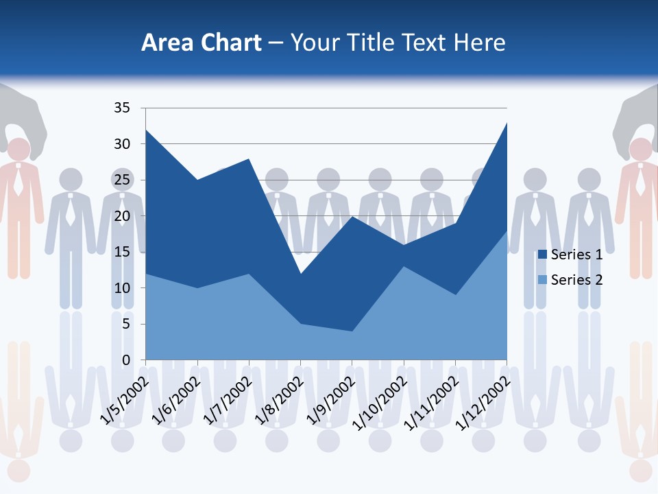 A Group Of People Standing In Front Of Each Other PowerPoint Template