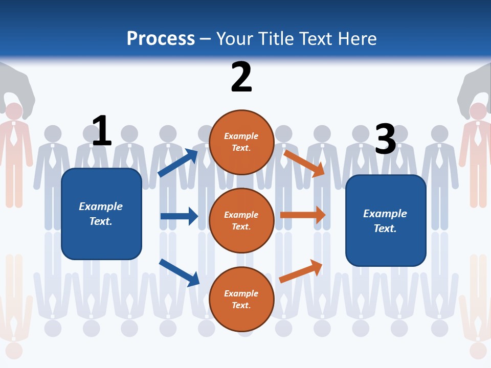 A Group Of People Standing In Front Of Each Other PowerPoint Template