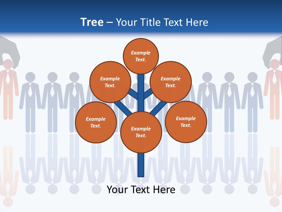 A Group Of People Standing In Front Of Each Other PowerPoint Template