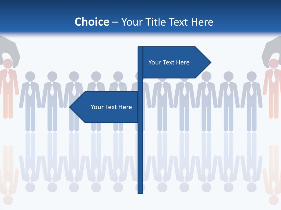 A Group Of People Standing In Front Of Each Other PowerPoint Template