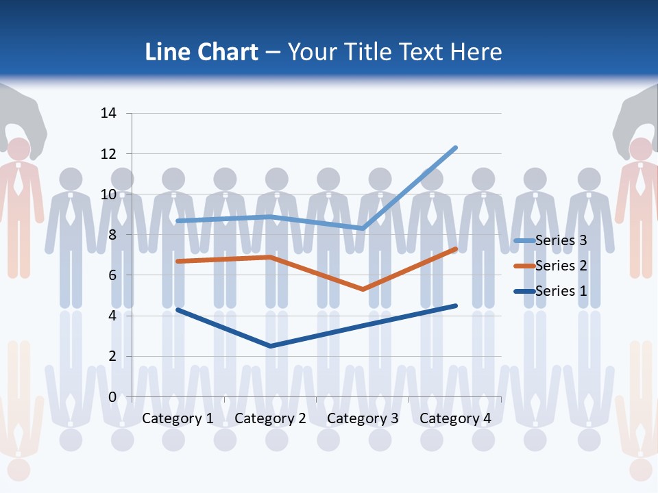 A Group Of People Standing In Front Of Each Other PowerPoint Template