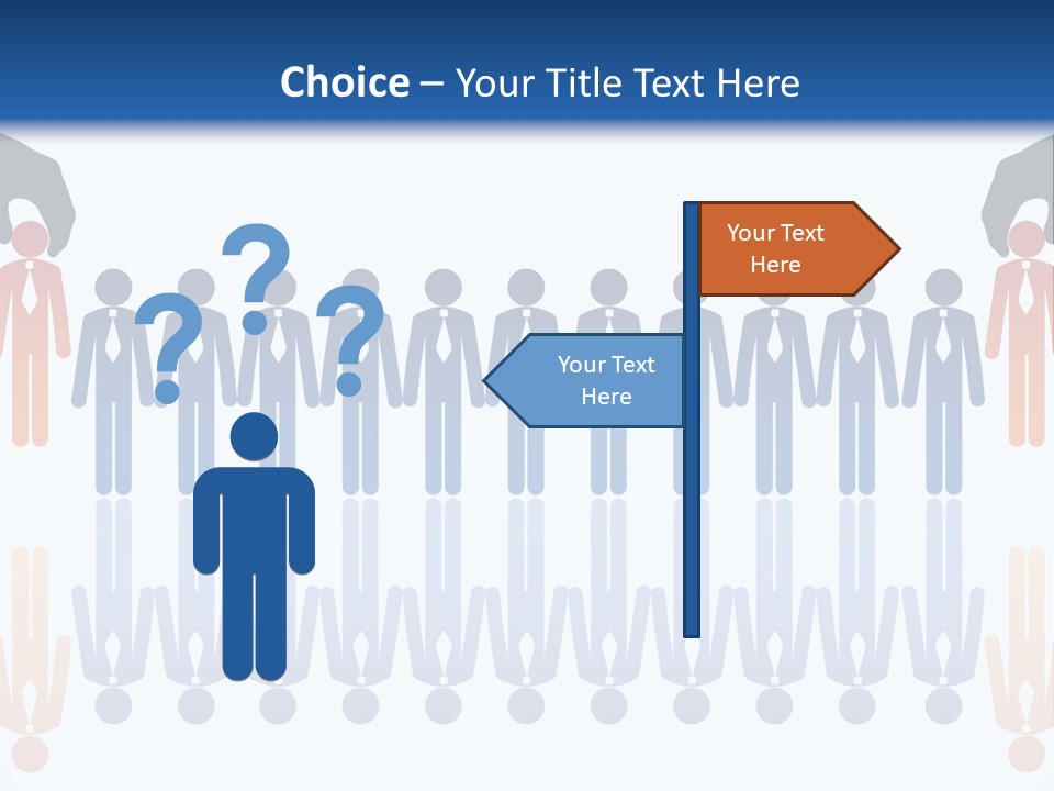A Group Of People Standing In Front Of Each Other PowerPoint Template