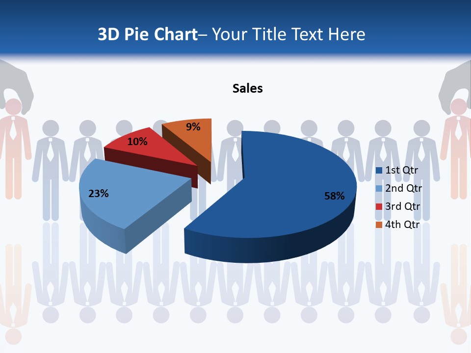A Group Of People Standing In Front Of Each Other PowerPoint Template