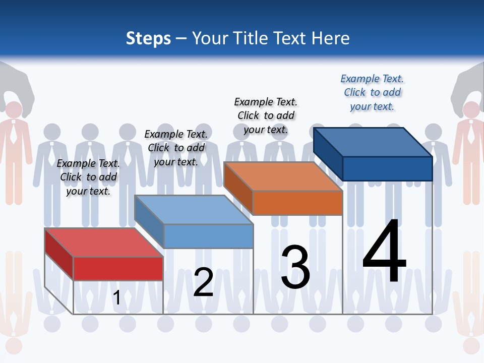 A Group Of People Standing In Front Of Each Other PowerPoint Template