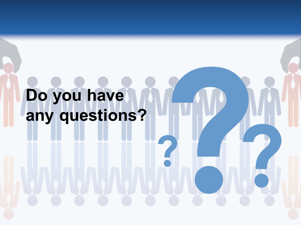 A Group Of People Standing In Front Of Each Other PowerPoint Template