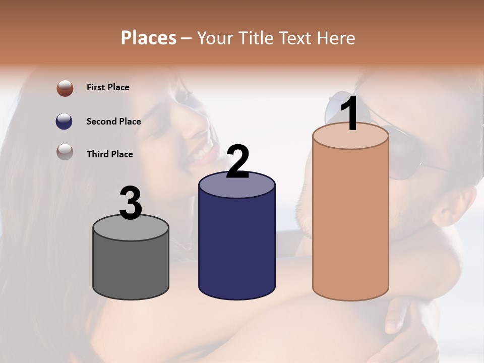 A Man Holding A Woman In His Arms PowerPoint Template
