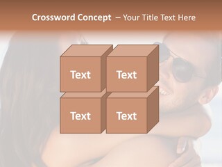 A Man Holding A Woman In His Arms PowerPoint Template