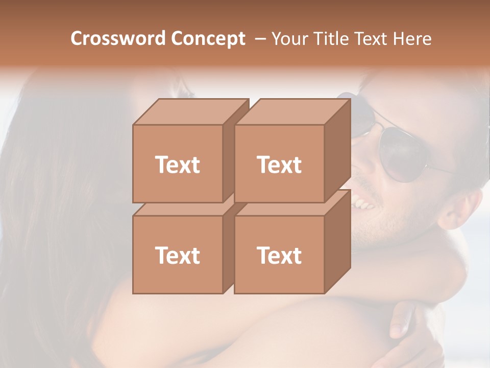 A Man Holding A Woman In His Arms PowerPoint Template