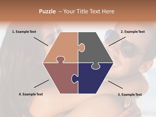 A Man Holding A Woman In His Arms PowerPoint Template